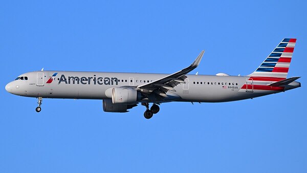 Самолёт Airbus A321neo American Airlines